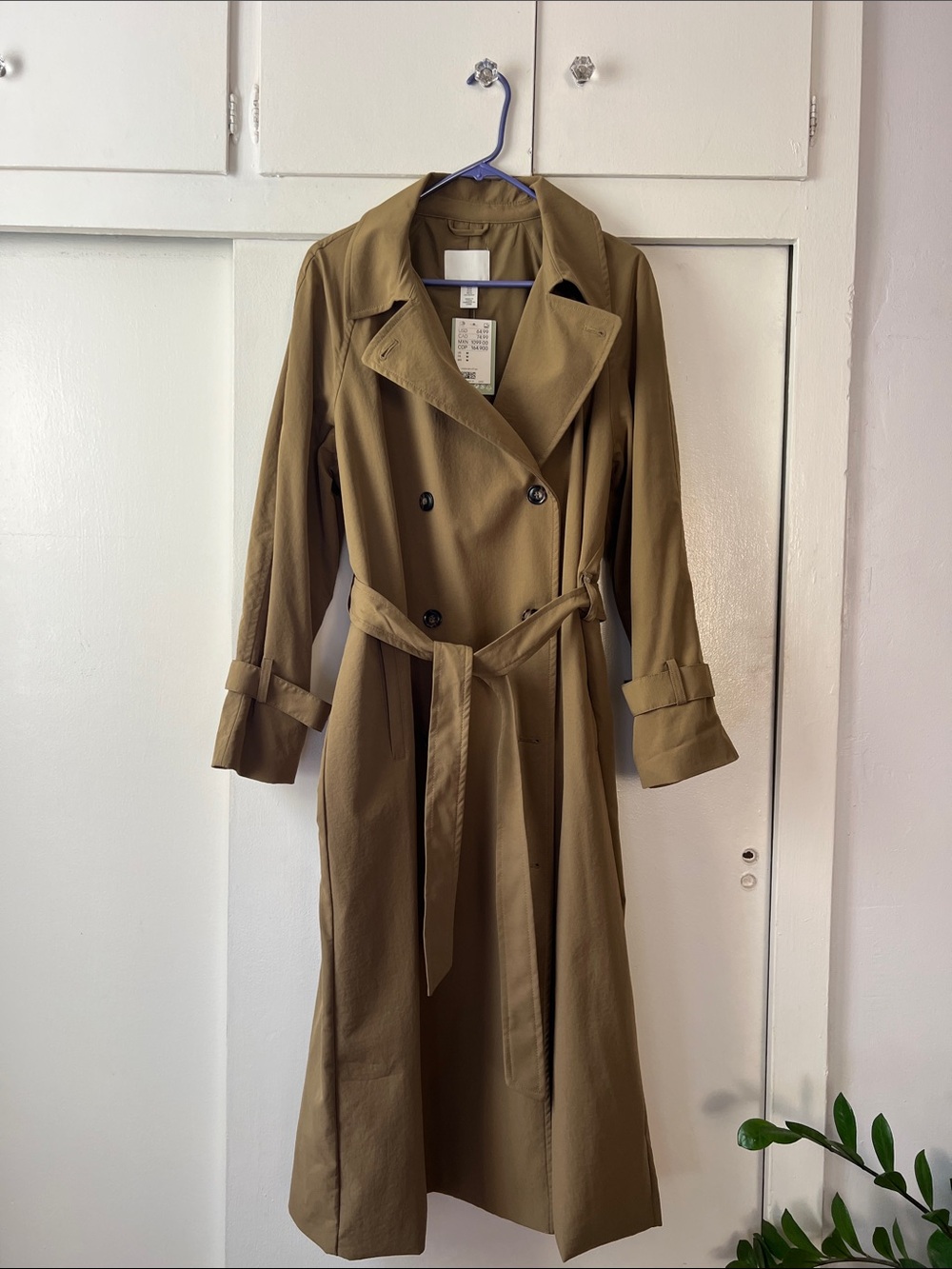 NWT Oversized Trench Coat